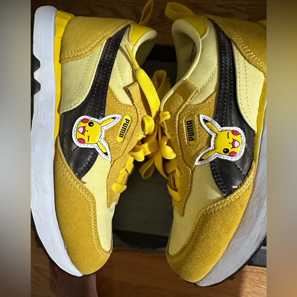 Puma Pokemon shoes! Boys US size 2. Practically new!